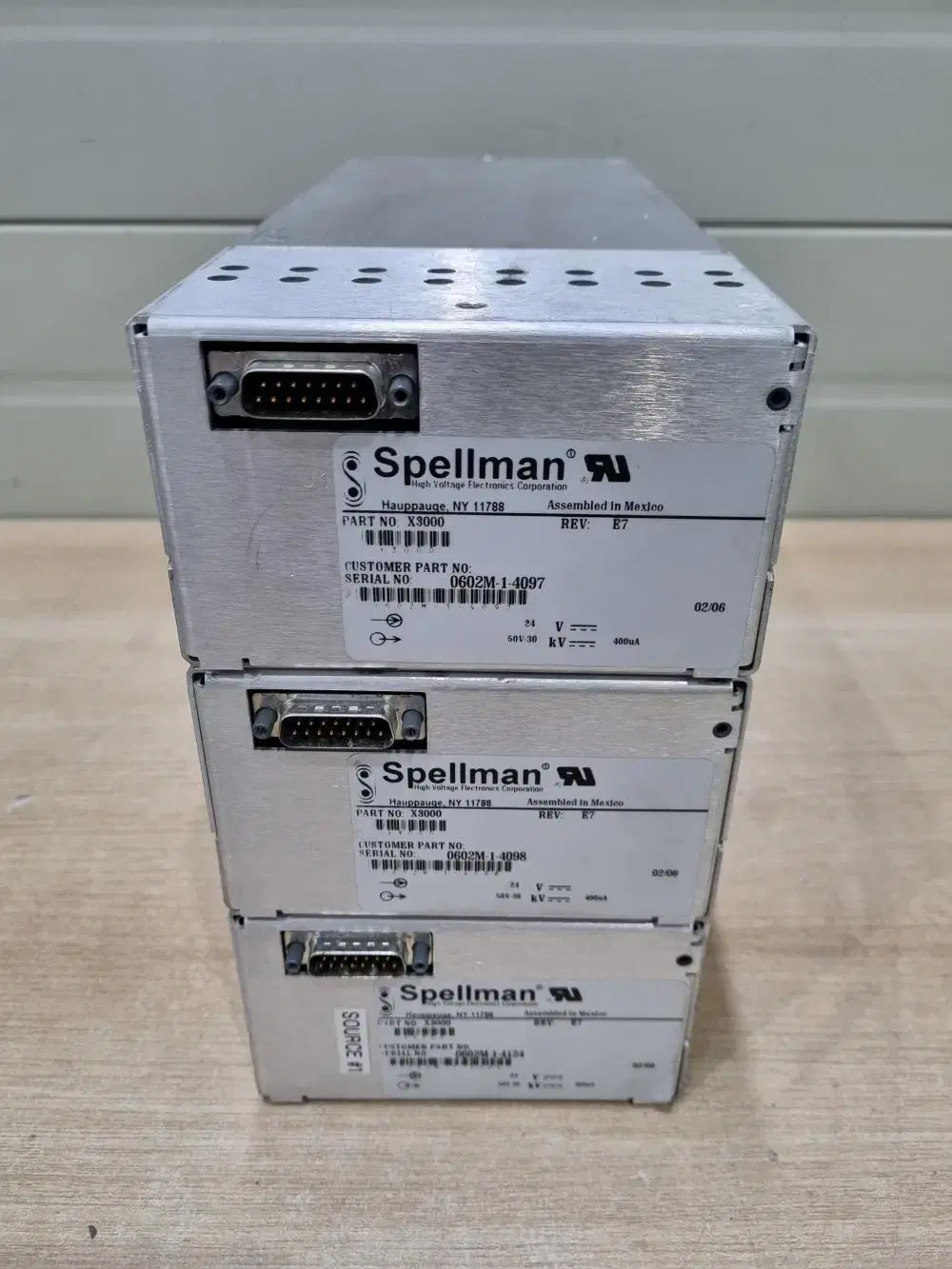 Spellman High X3000 50V 30KV 고전압 파워서플라이